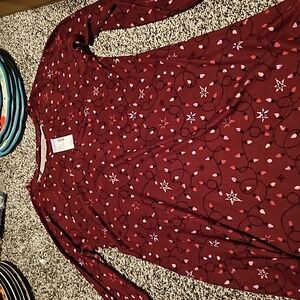 Maurices. Jr. Size XL. Dark red Christmas/ Holliday dress. New with tag.